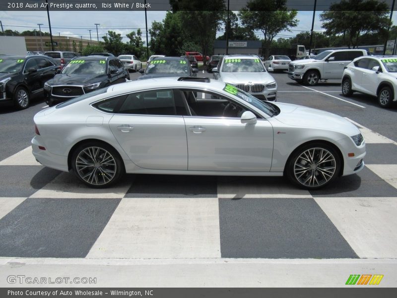 Ibis White / Black 2018 Audi A7 Prestige quattro