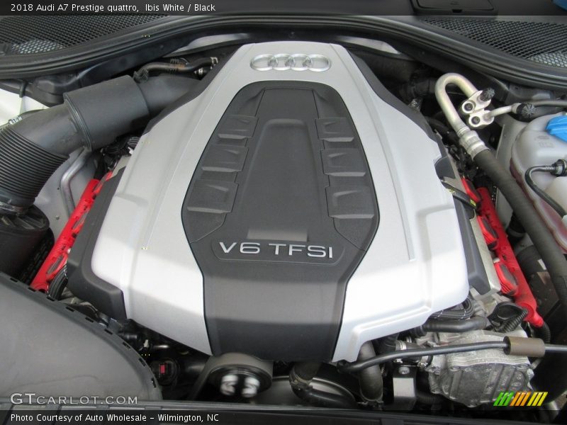 Ibis White / Black 2018 Audi A7 Prestige quattro