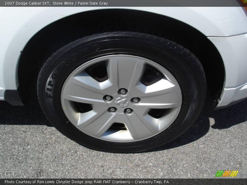 Stone White / Pastel Slate Gray 2007 Dodge Caliber SXT