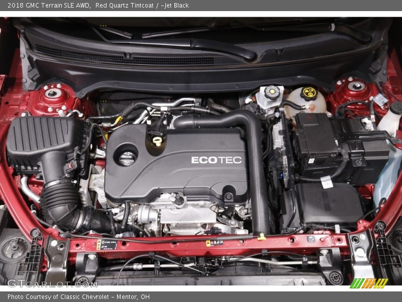 Red Quartz Tintcoat / ­Jet Black 2018 GMC Terrain SLE AWD