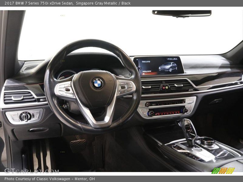 Singapore Gray Metallic / Black 2017 BMW 7 Series 750i xDrive Sedan
