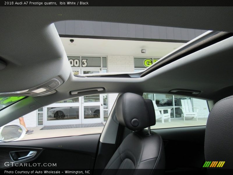 Ibis White / Black 2018 Audi A7 Prestige quattro