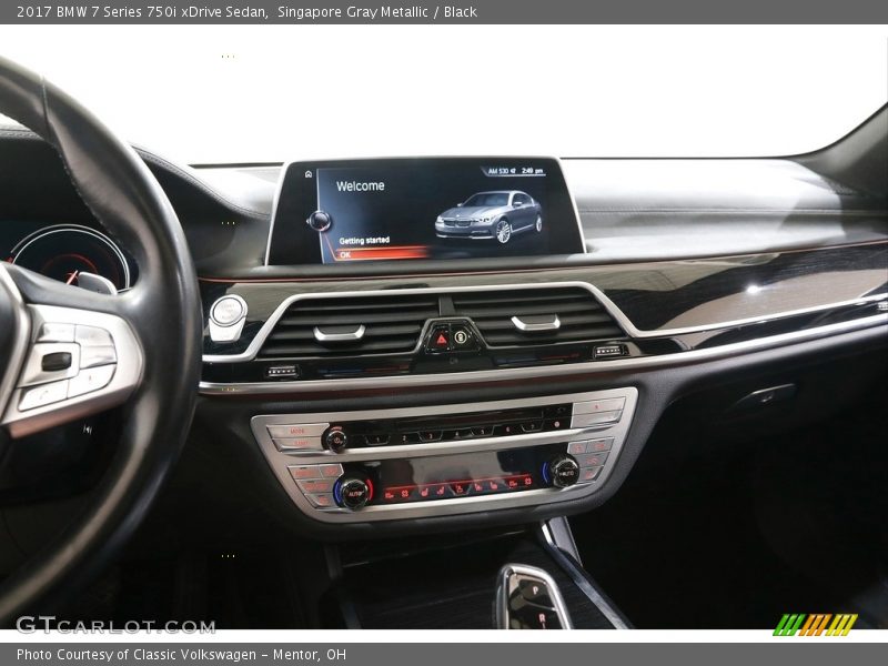 Singapore Gray Metallic / Black 2017 BMW 7 Series 750i xDrive Sedan