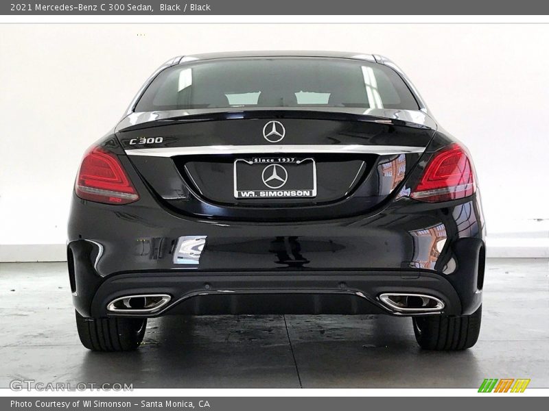 Black / Black 2021 Mercedes-Benz C 300 Sedan