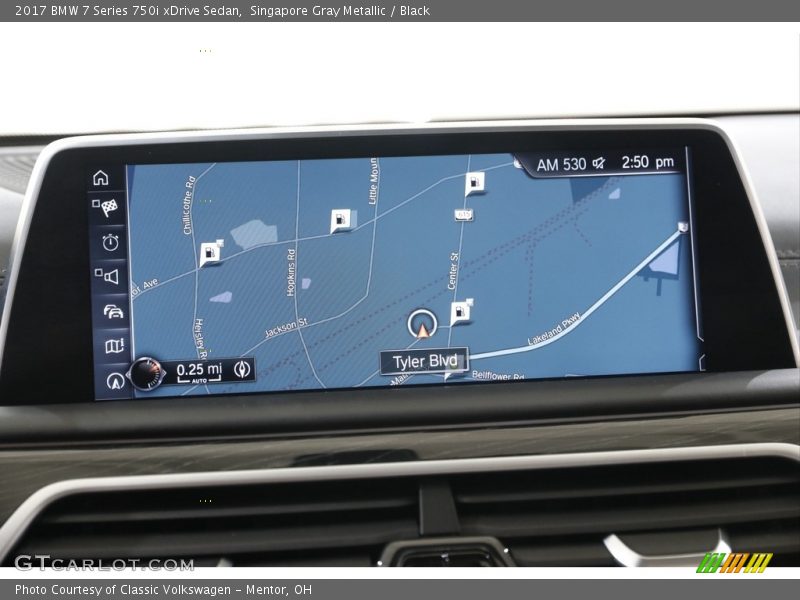 Singapore Gray Metallic / Black 2017 BMW 7 Series 750i xDrive Sedan