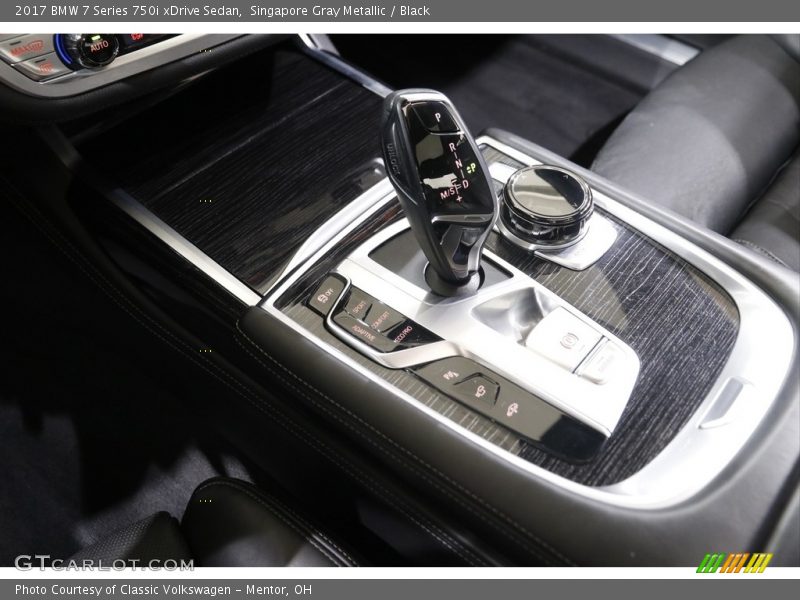 Singapore Gray Metallic / Black 2017 BMW 7 Series 750i xDrive Sedan