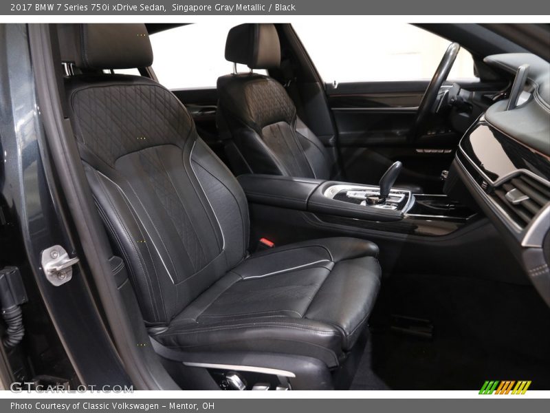Singapore Gray Metallic / Black 2017 BMW 7 Series 750i xDrive Sedan