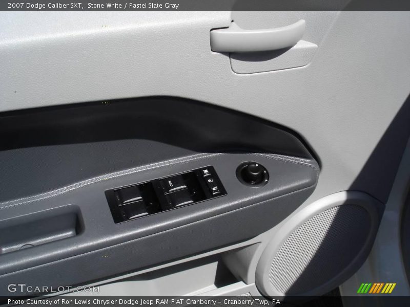 Stone White / Pastel Slate Gray 2007 Dodge Caliber SXT