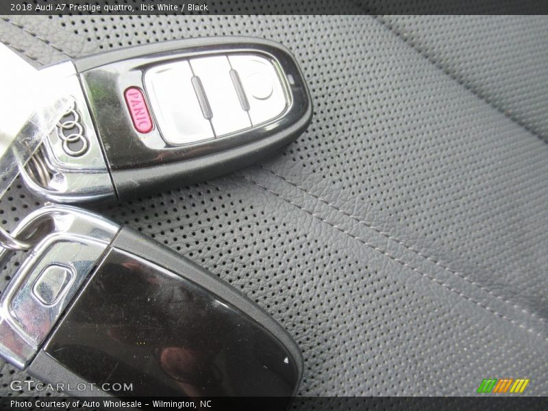 Ibis White / Black 2018 Audi A7 Prestige quattro