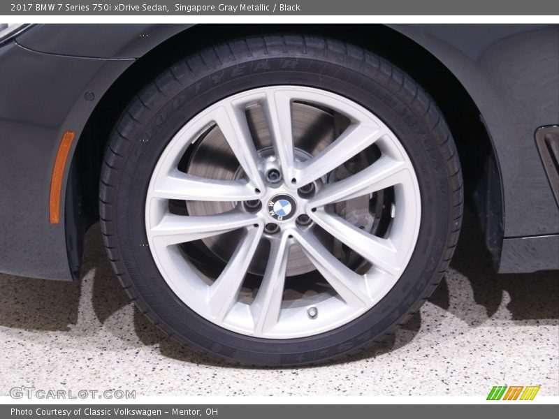 Singapore Gray Metallic / Black 2017 BMW 7 Series 750i xDrive Sedan