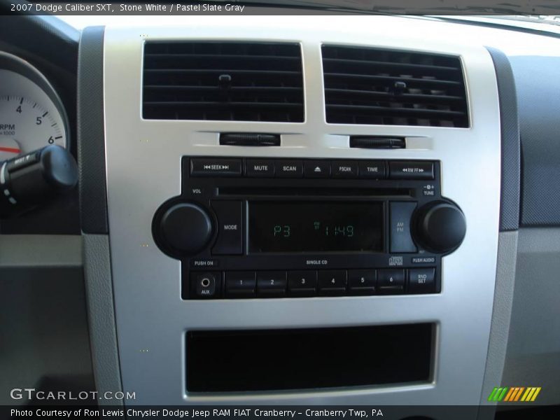 Stone White / Pastel Slate Gray 2007 Dodge Caliber SXT