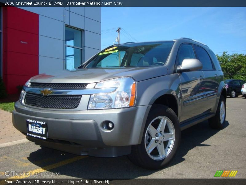 Dark Silver Metallic / Light Gray 2006 Chevrolet Equinox LT AWD