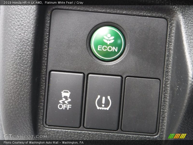 Platinum White Pearl / Gray 2019 Honda HR-V LX AWD