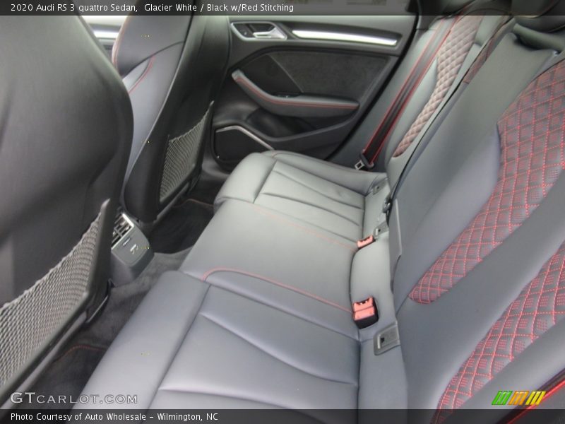 Rear Seat of 2020 RS 3 quattro Sedan