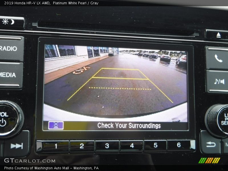 Platinum White Pearl / Gray 2019 Honda HR-V LX AWD