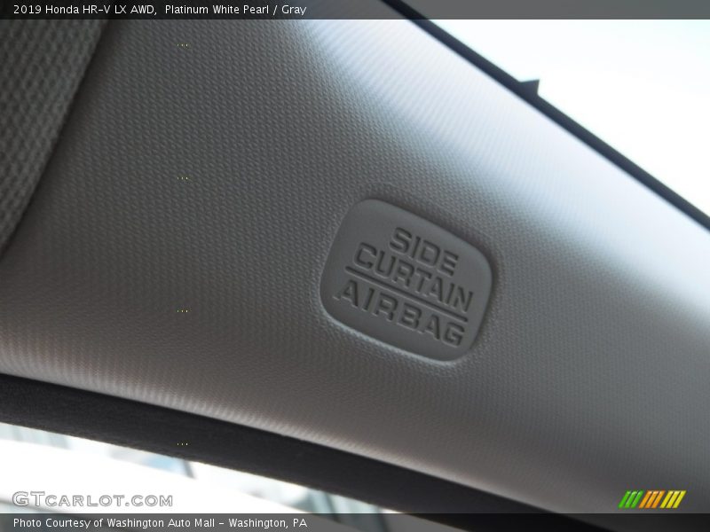Platinum White Pearl / Gray 2019 Honda HR-V LX AWD