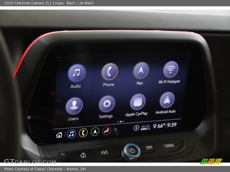 Black / Jet Black 2020 Chevrolet Camaro ZL1 Coupe