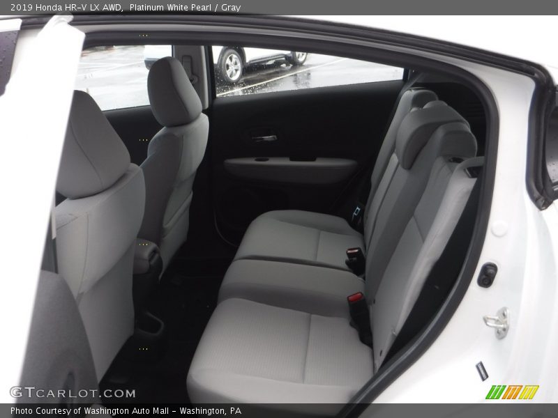 Platinum White Pearl / Gray 2019 Honda HR-V LX AWD