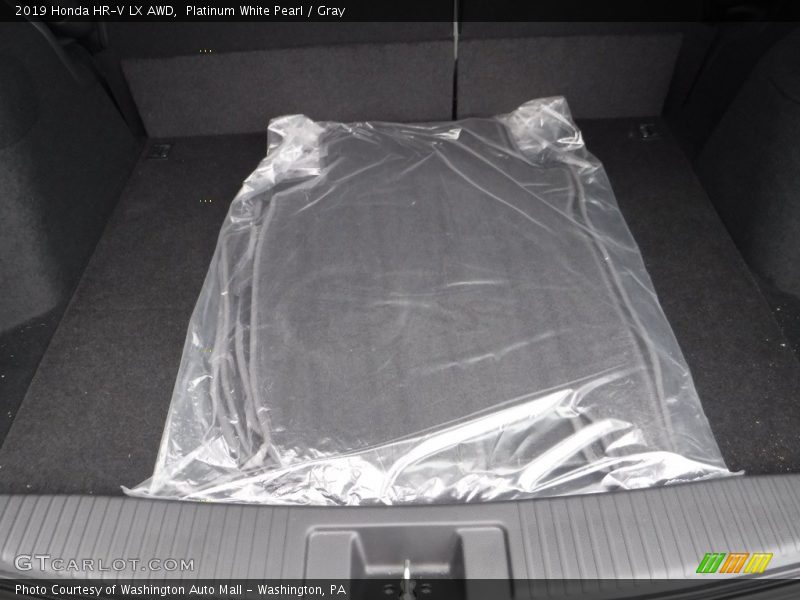 Platinum White Pearl / Gray 2019 Honda HR-V LX AWD