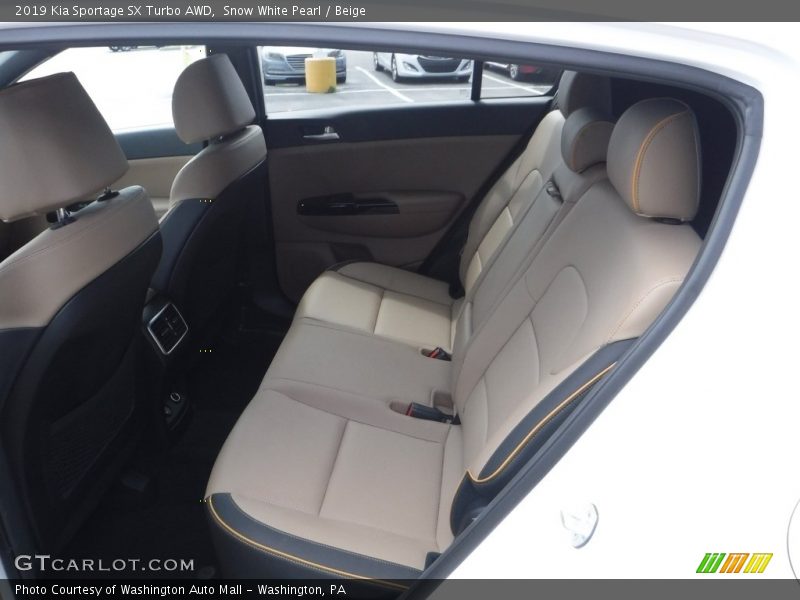 Rear Seat of 2019 Sportage SX Turbo AWD