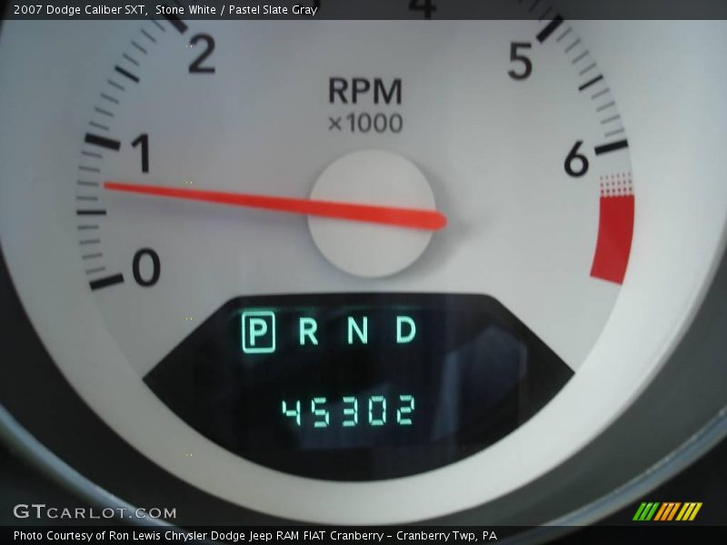 Stone White / Pastel Slate Gray 2007 Dodge Caliber SXT