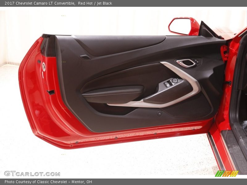 Red Hot / Jet Black 2017 Chevrolet Camaro LT Convertible