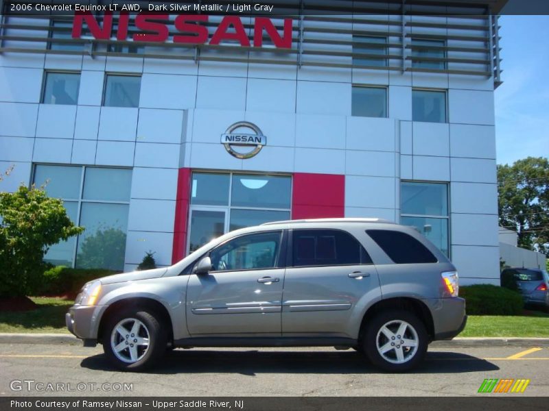 Dark Silver Metallic / Light Gray 2006 Chevrolet Equinox LT AWD