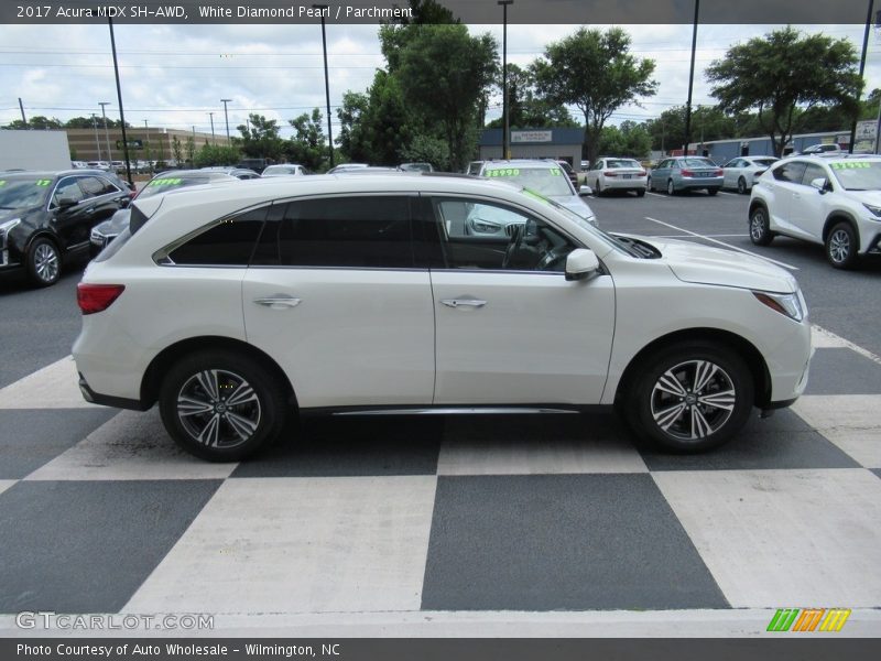 White Diamond Pearl / Parchment 2017 Acura MDX SH-AWD