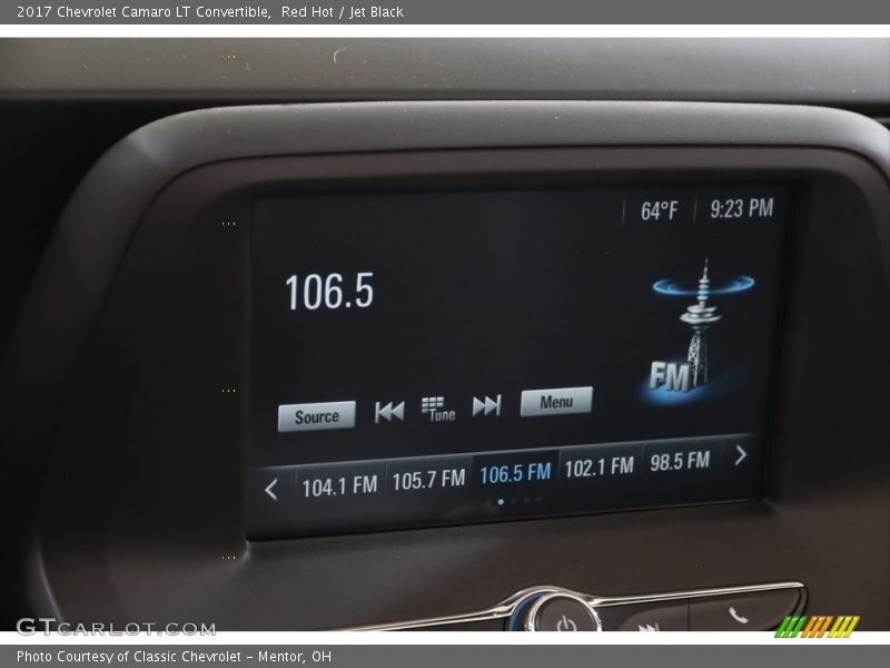 Red Hot / Jet Black 2017 Chevrolet Camaro LT Convertible