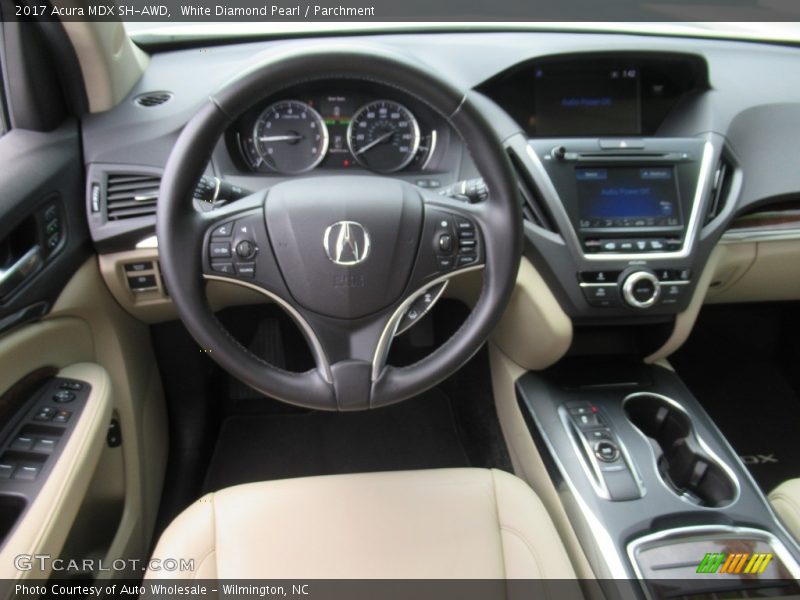 White Diamond Pearl / Parchment 2017 Acura MDX SH-AWD