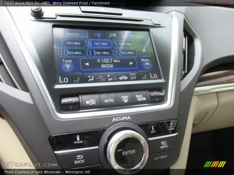 White Diamond Pearl / Parchment 2017 Acura MDX SH-AWD