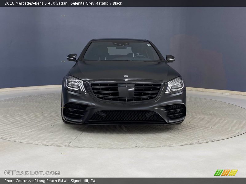 Selenite Grey Metallic / Black 2018 Mercedes-Benz S 450 Sedan