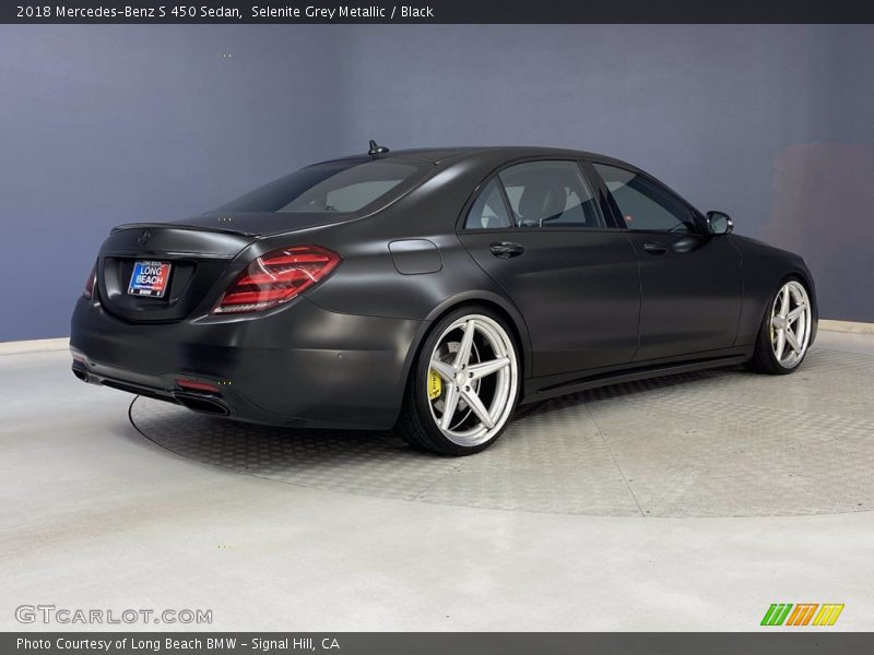 Selenite Grey Metallic / Black 2018 Mercedes-Benz S 450 Sedan