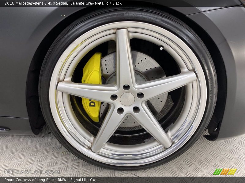 Selenite Grey Metallic / Black 2018 Mercedes-Benz S 450 Sedan