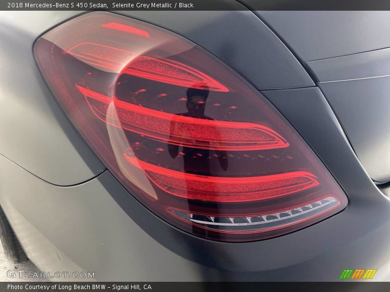 Selenite Grey Metallic / Black 2018 Mercedes-Benz S 450 Sedan
