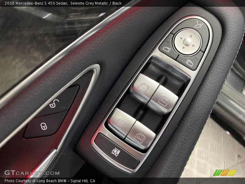 Selenite Grey Metallic / Black 2018 Mercedes-Benz S 450 Sedan