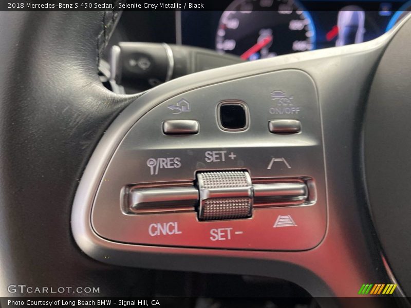 Selenite Grey Metallic / Black 2018 Mercedes-Benz S 450 Sedan