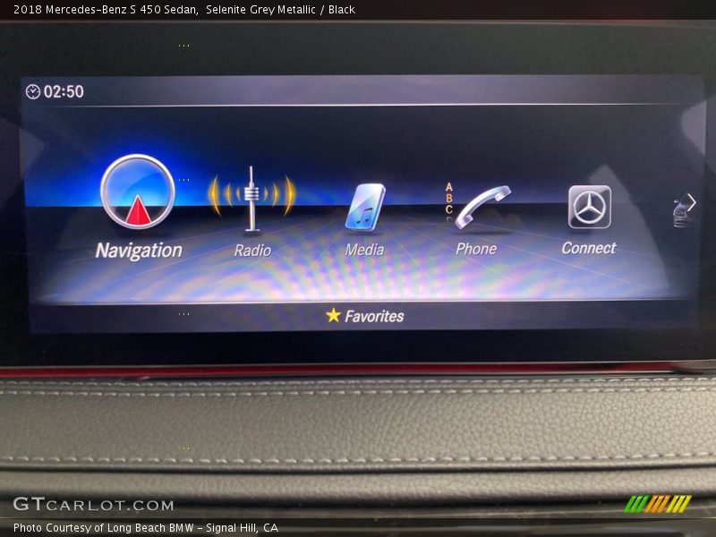 Selenite Grey Metallic / Black 2018 Mercedes-Benz S 450 Sedan