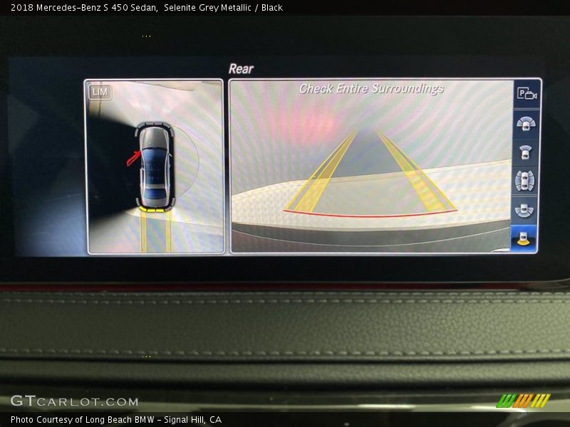 Selenite Grey Metallic / Black 2018 Mercedes-Benz S 450 Sedan