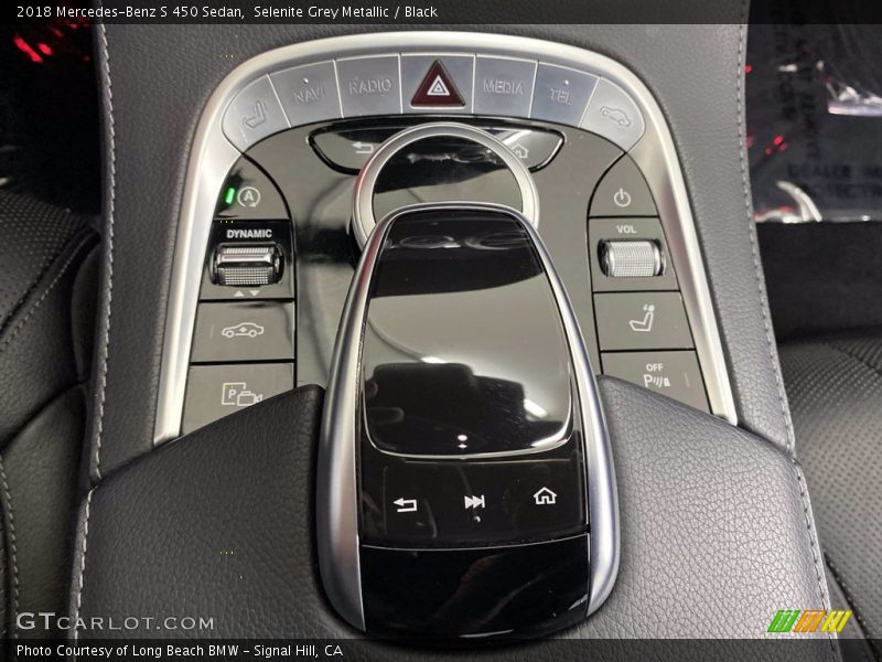 Selenite Grey Metallic / Black 2018 Mercedes-Benz S 450 Sedan
