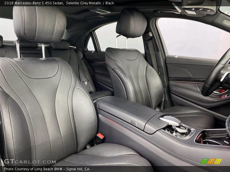 Selenite Grey Metallic / Black 2018 Mercedes-Benz S 450 Sedan