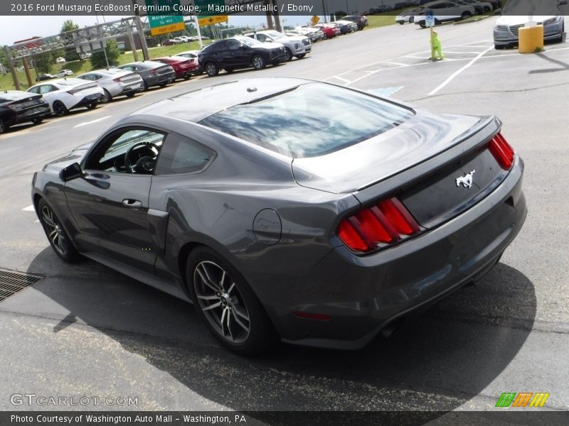 Magnetic Metallic / Ebony 2016 Ford Mustang EcoBoost Premium Coupe