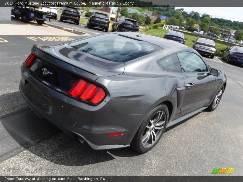 Magnetic Metallic / Ebony 2016 Ford Mustang EcoBoost Premium Coupe