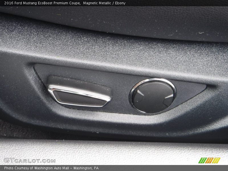Magnetic Metallic / Ebony 2016 Ford Mustang EcoBoost Premium Coupe