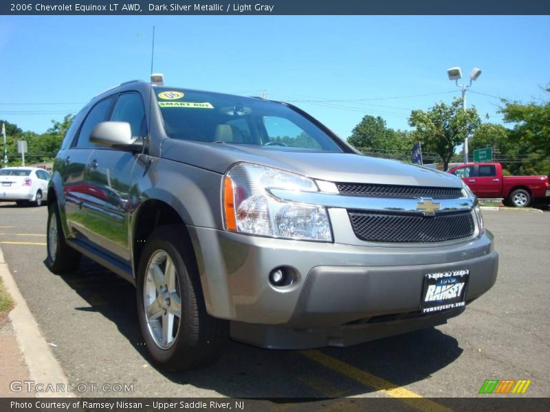 Dark Silver Metallic / Light Gray 2006 Chevrolet Equinox LT AWD