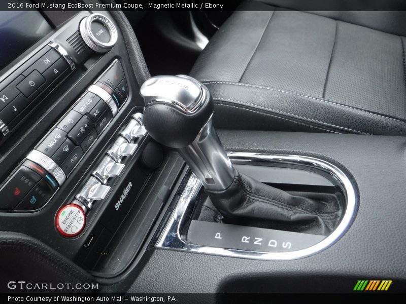 Magnetic Metallic / Ebony 2016 Ford Mustang EcoBoost Premium Coupe