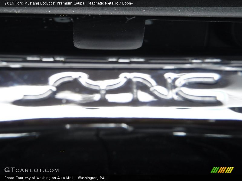Magnetic Metallic / Ebony 2016 Ford Mustang EcoBoost Premium Coupe