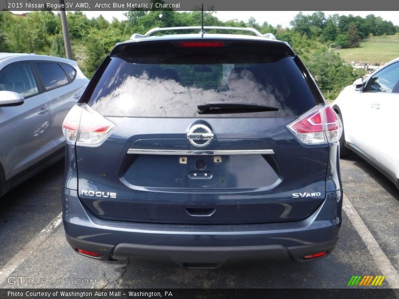 Arctic Blue Metallic / Charcoal 2015 Nissan Rogue SV AWD