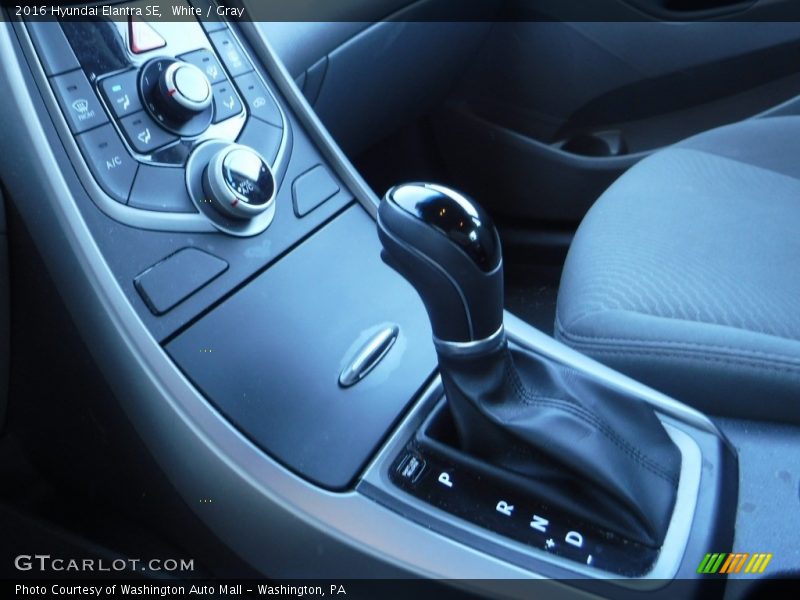 White / Gray 2016 Hyundai Elantra SE
