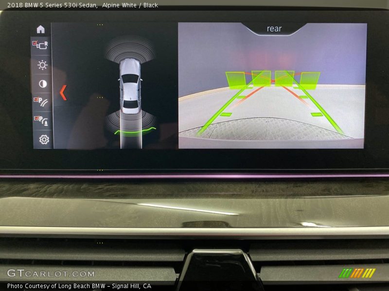 Alpine White / Black 2018 BMW 5 Series 530i Sedan